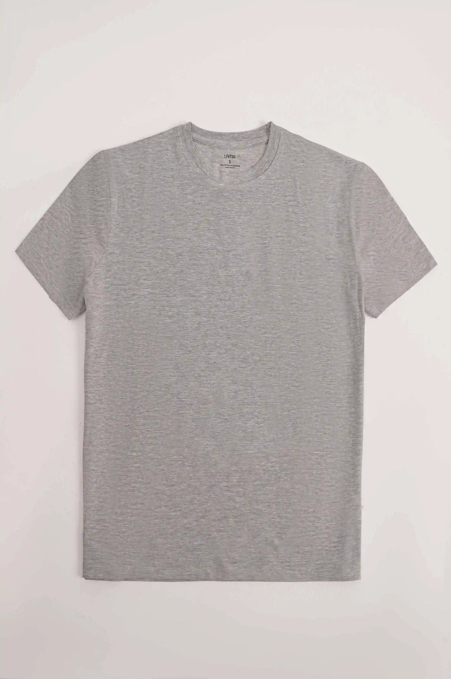 Heather Grey Round Neck T-Shirt