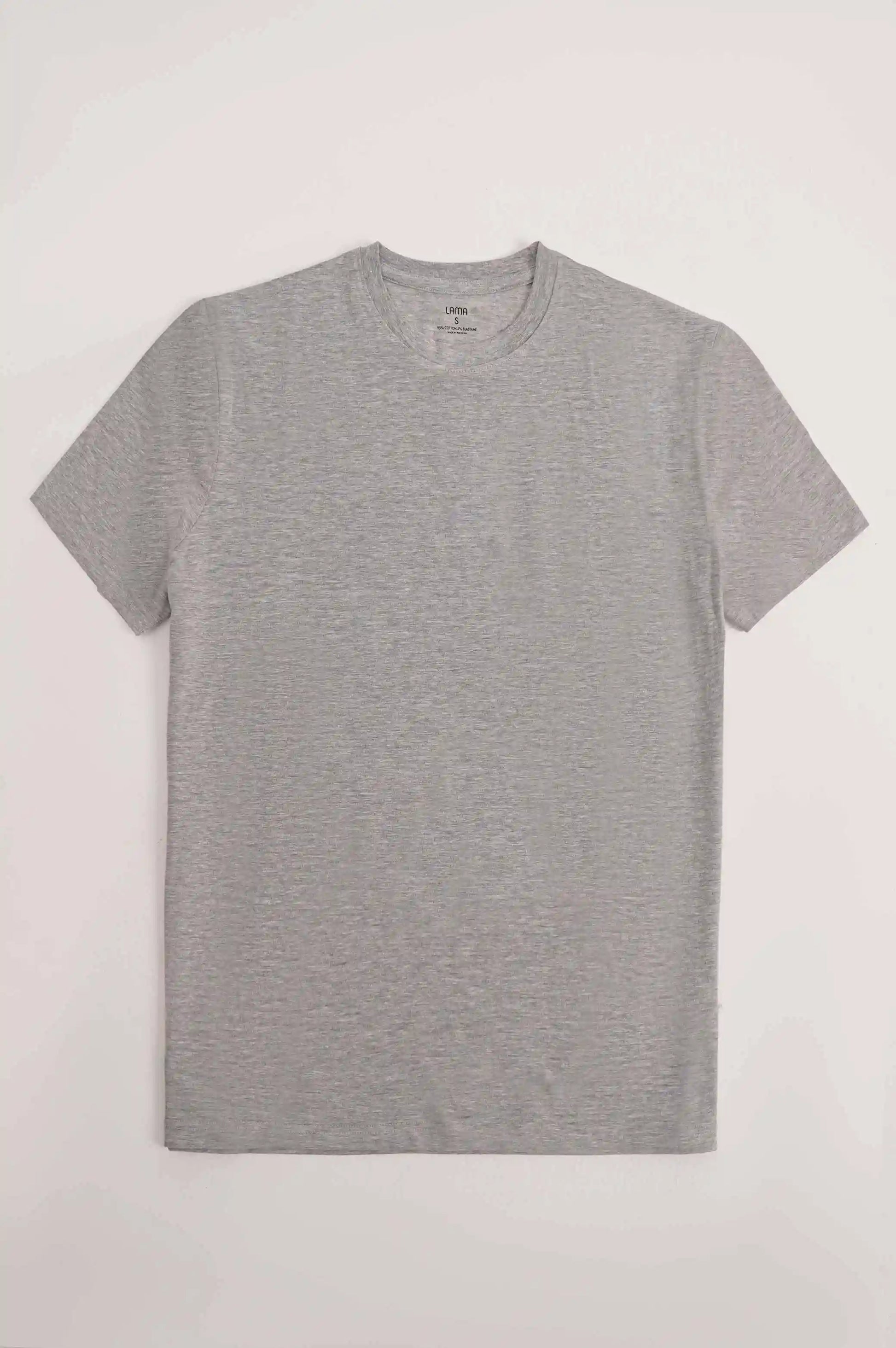 Heather Grey Round Neck T-Shirt