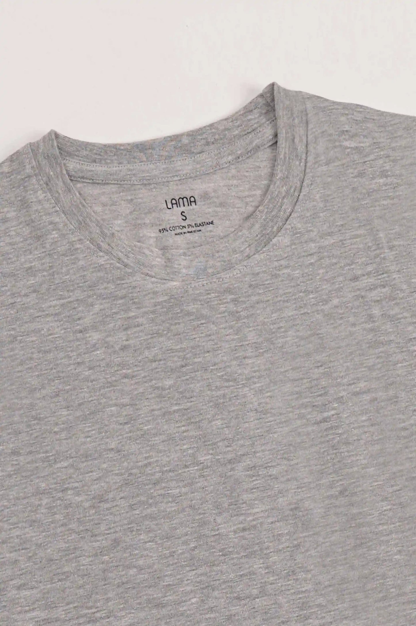 Heather Grey Round Neck T-Shirt