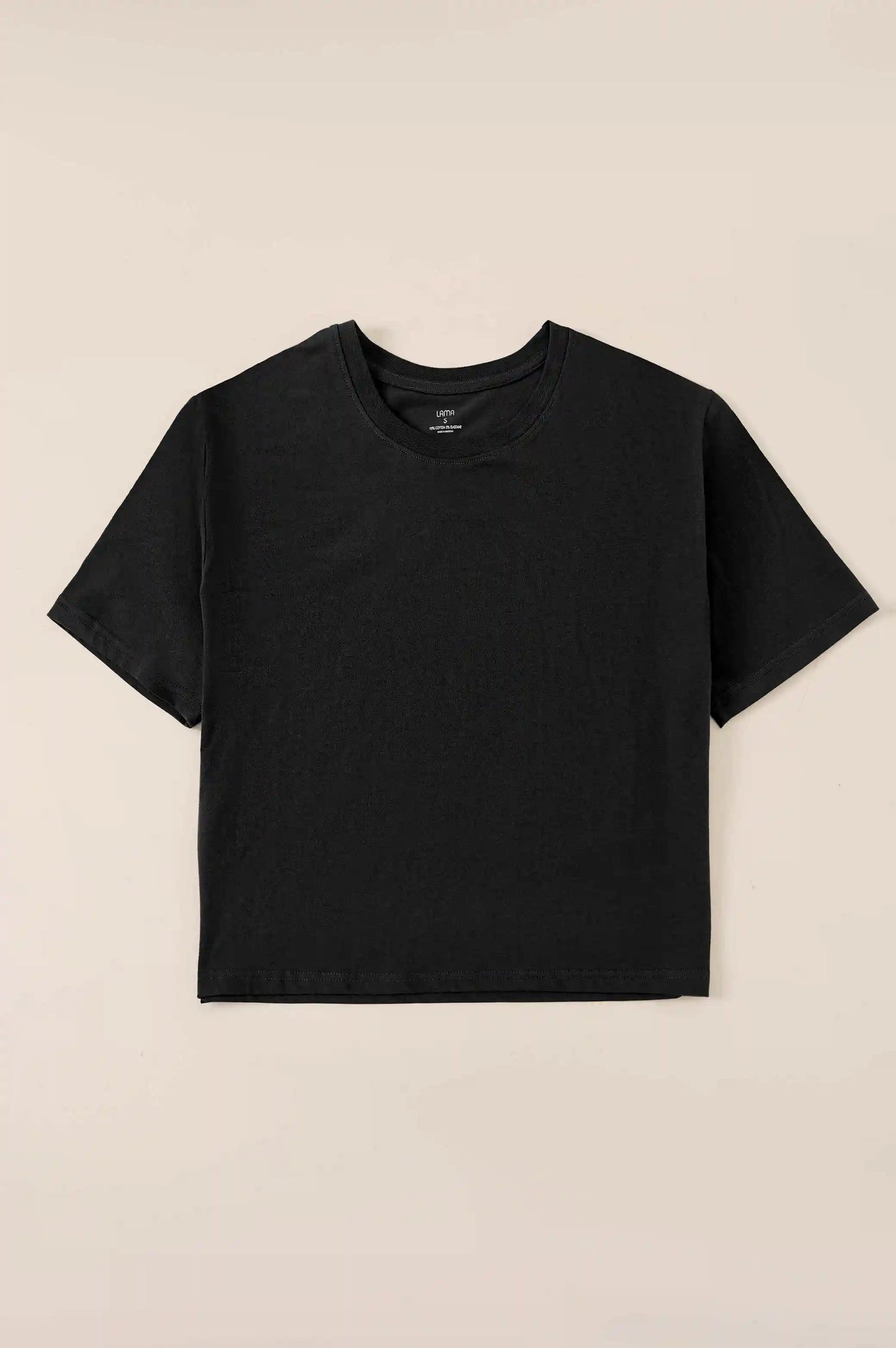 Black CROPPED T-SHIRT