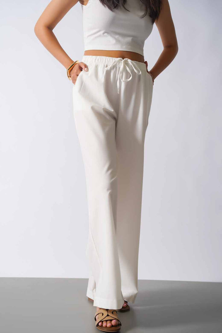 WHITE DAILYWEAR LONG PANT