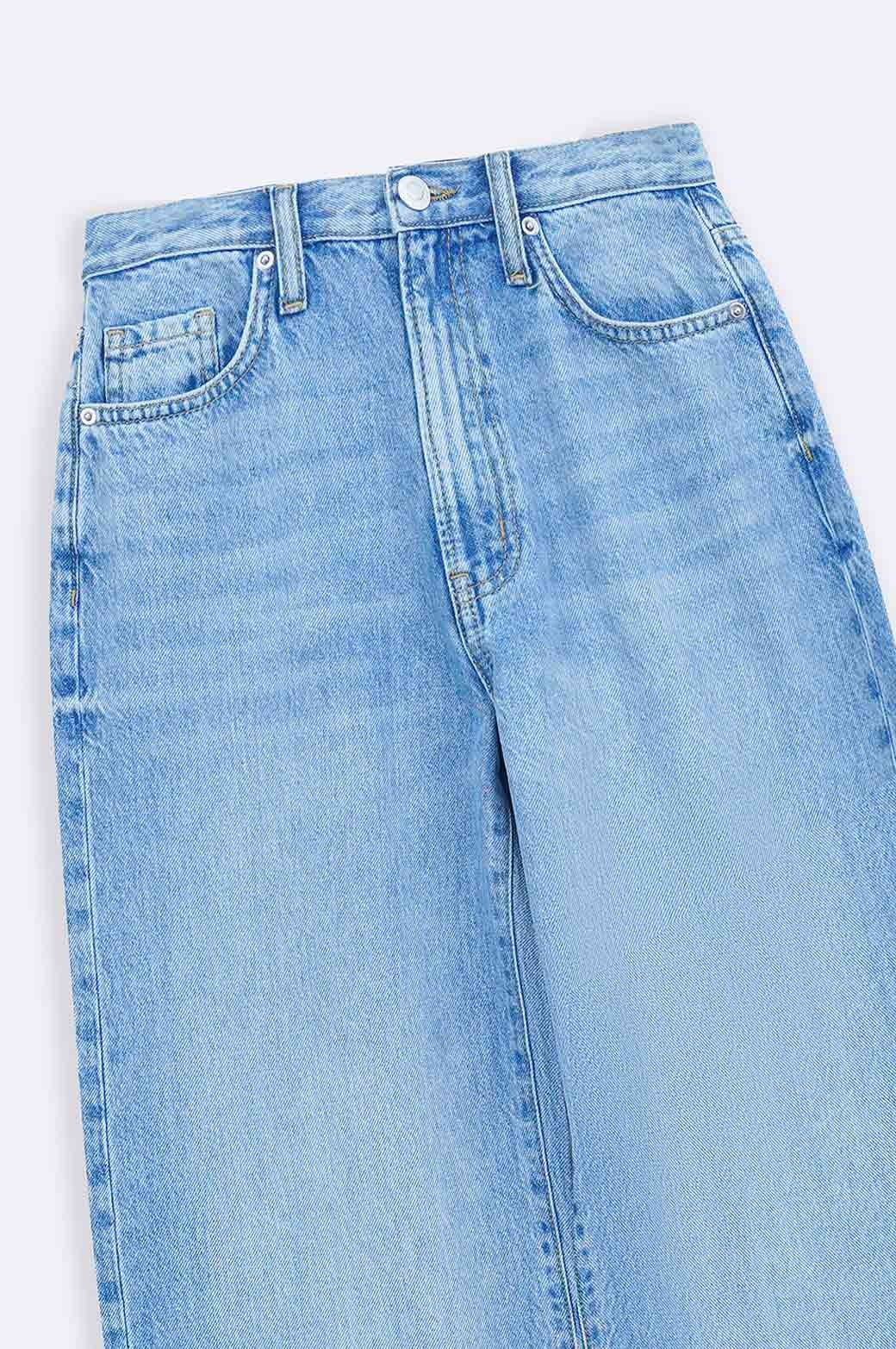 LIGHT BLUE WIDE LONG JEANS