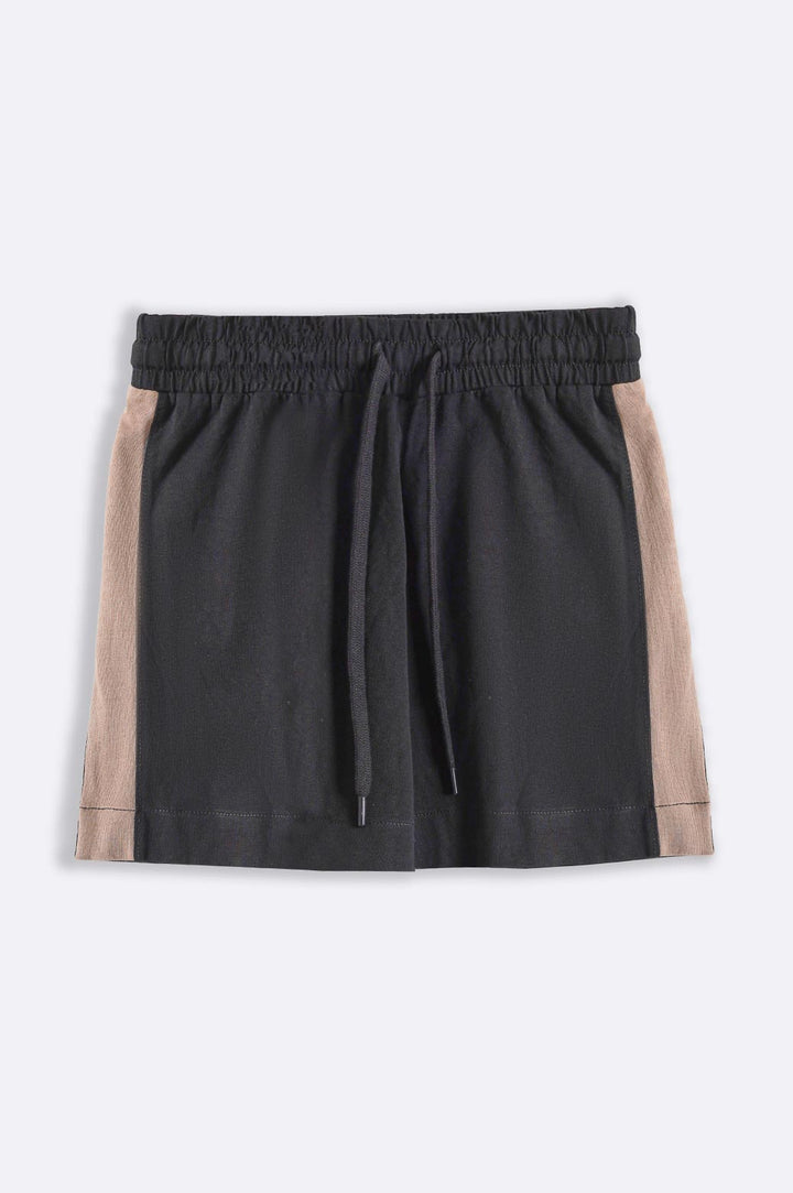 BLACK CASUAL SHORTS