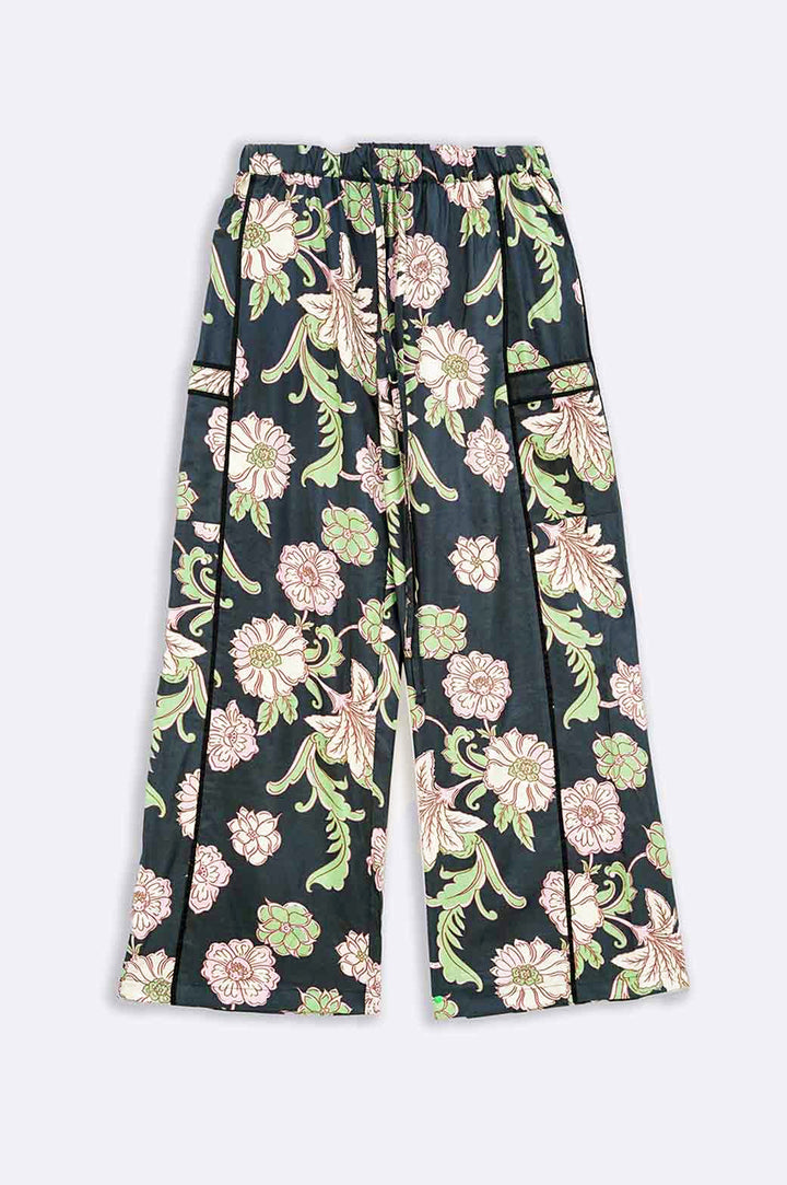 MULTI NIGHT GARDEN PRINTED PANTS