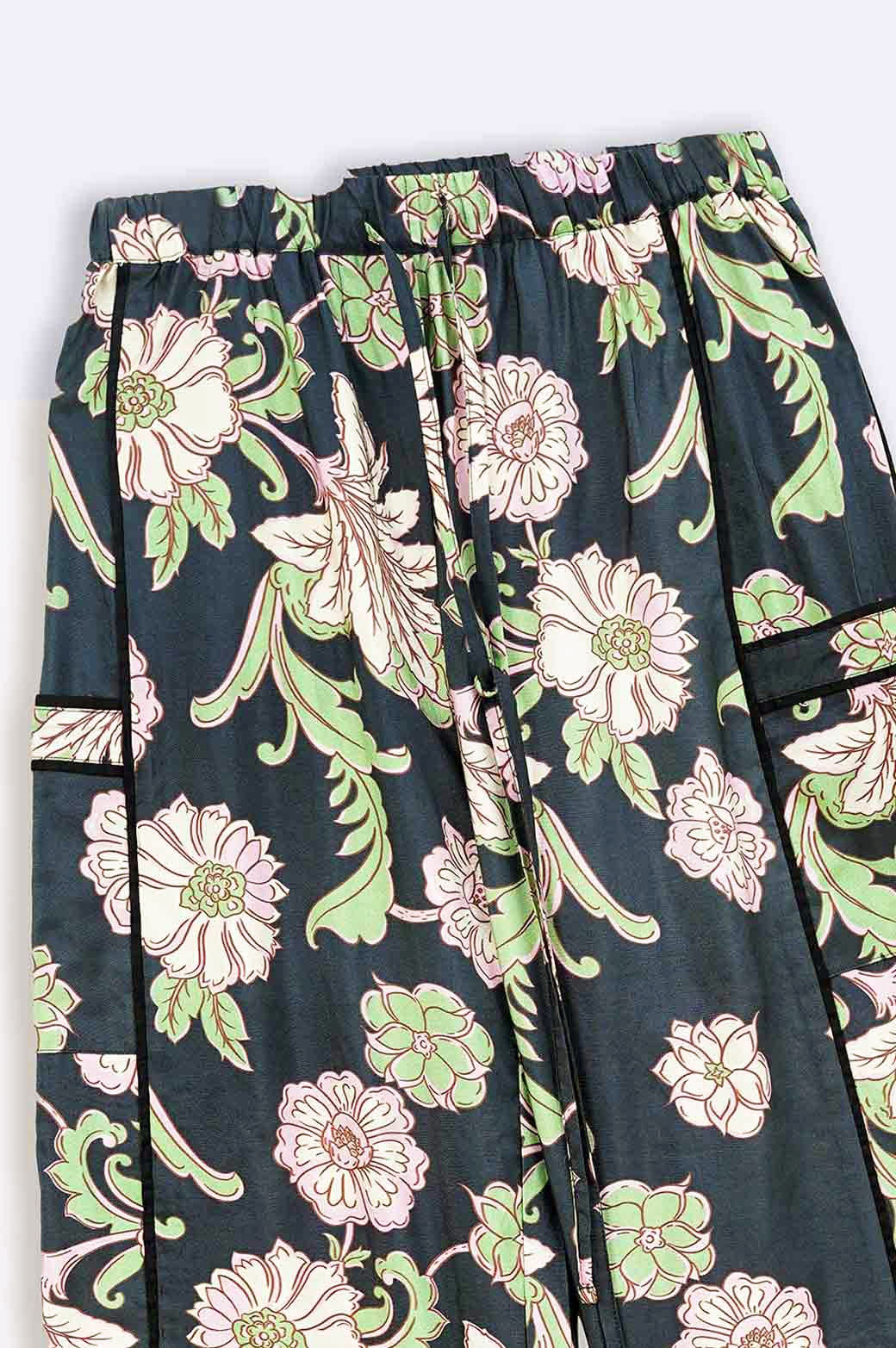 MULTI NIGHT GARDEN PRINTED PANTS