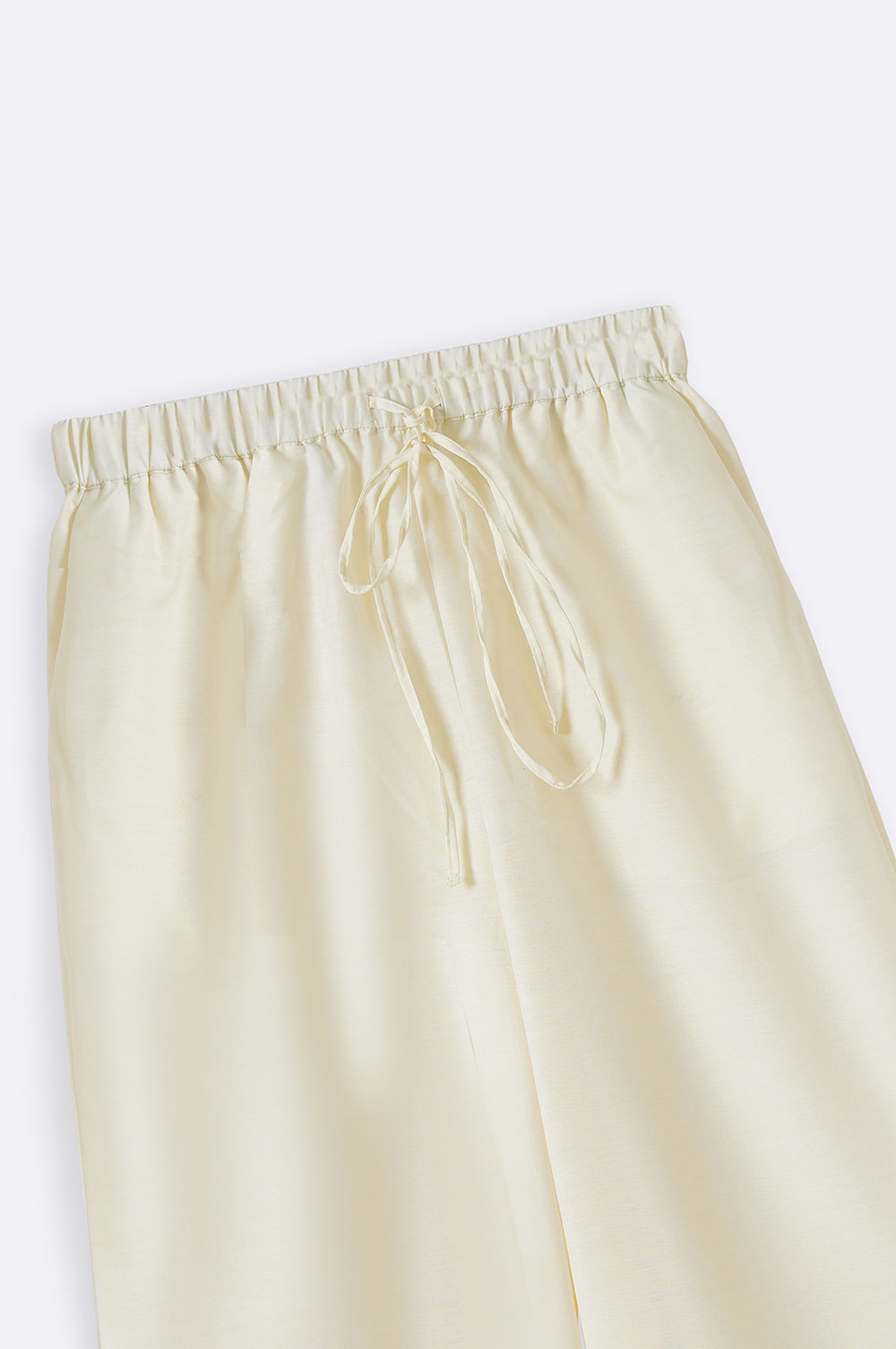 WHITE WIDE PARTY PANTS
