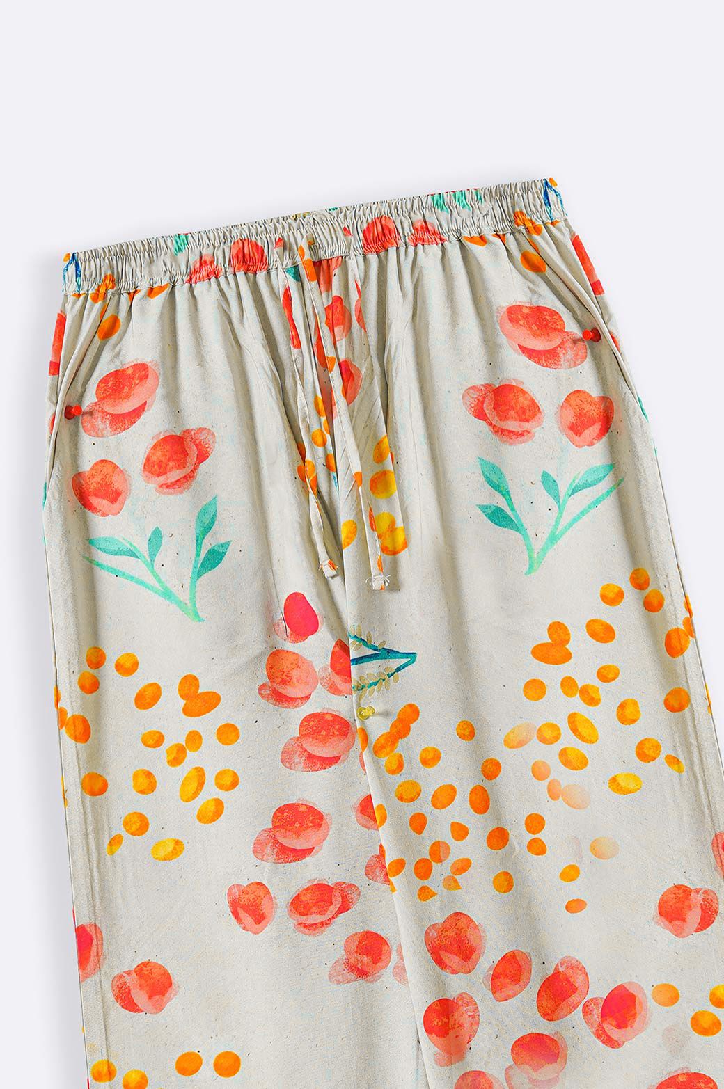 MULTI BLOOM PRINTED PANTS