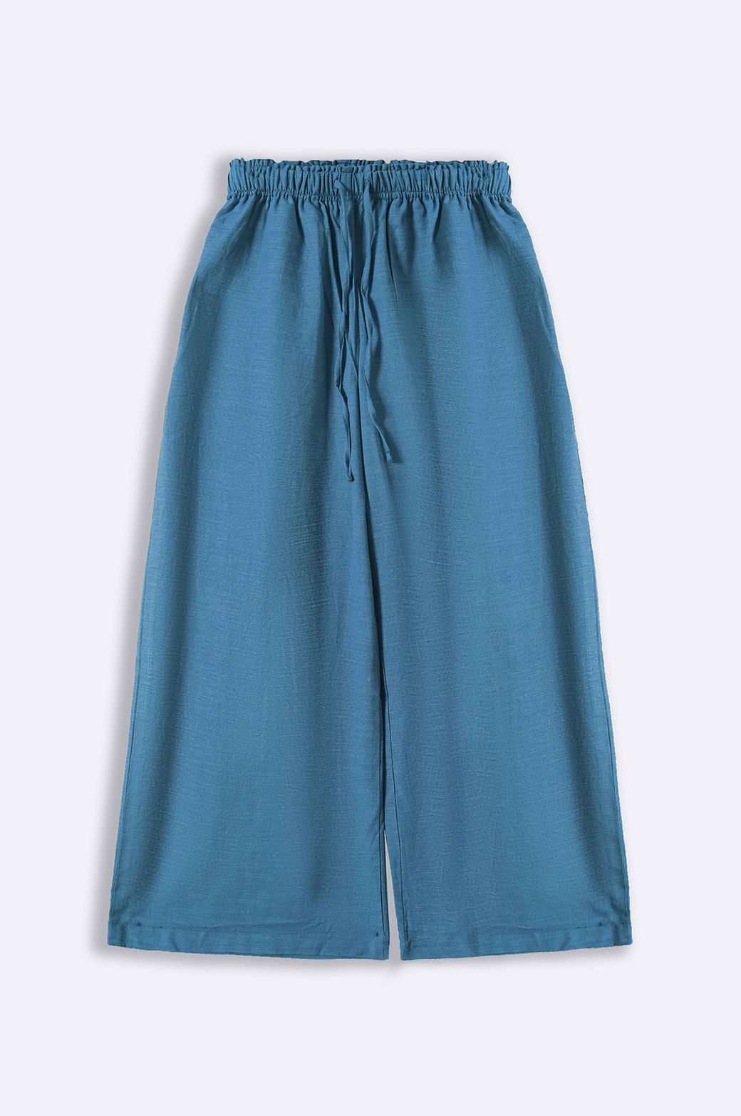 COBALT BLUE WIDE ANKLE PANTS