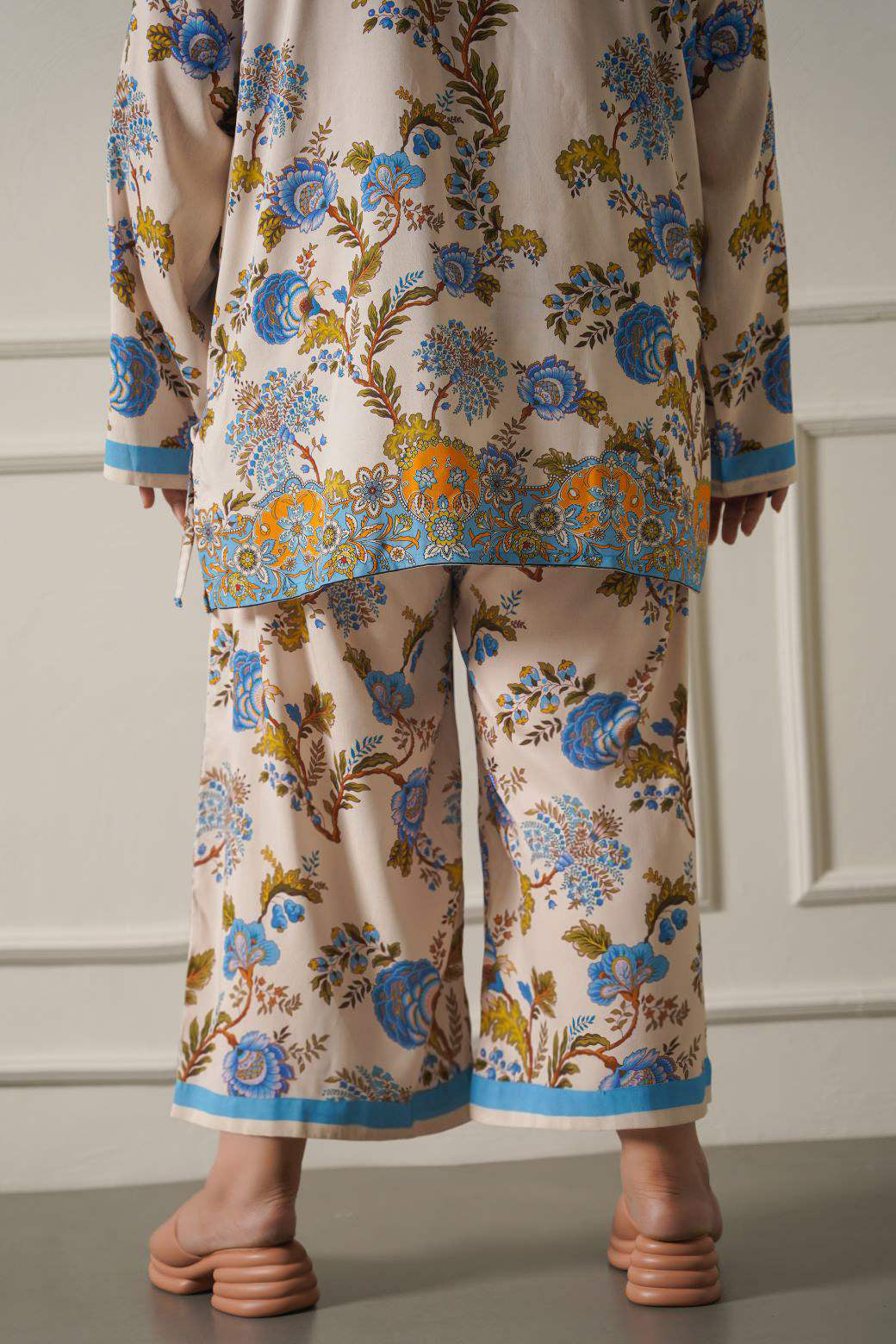 BLUE HYDRANGEA CHINTZ CULOTTES