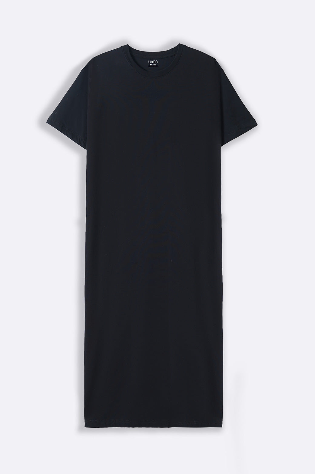 BLACK T-SHIRT DRESS