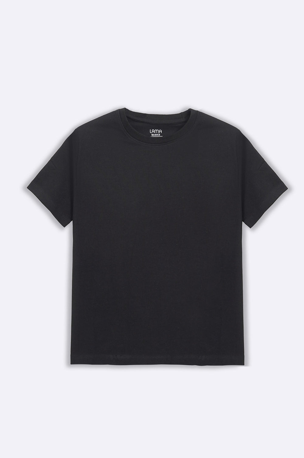 BLACK ROUND NECK T-SHIRT