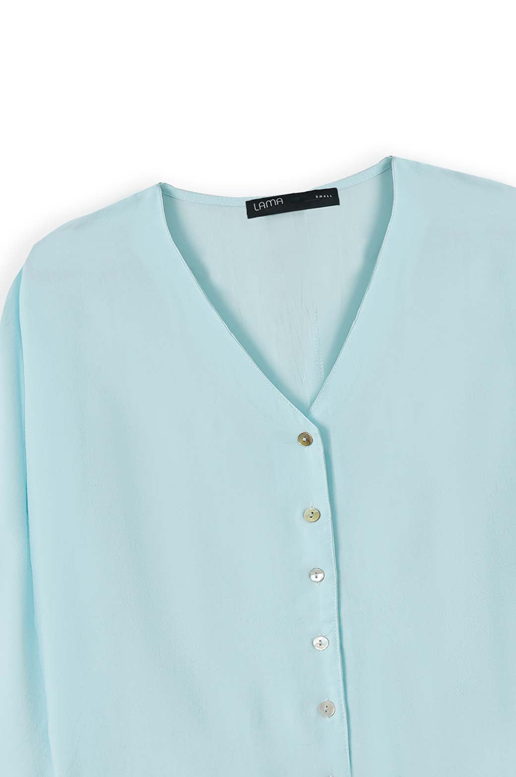 BLUE FLOWY DAY BLOUSE
