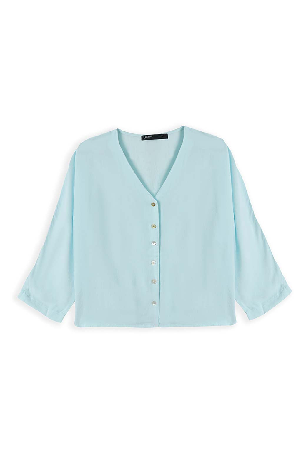 BLUE FLOWY DAY BLOUSE