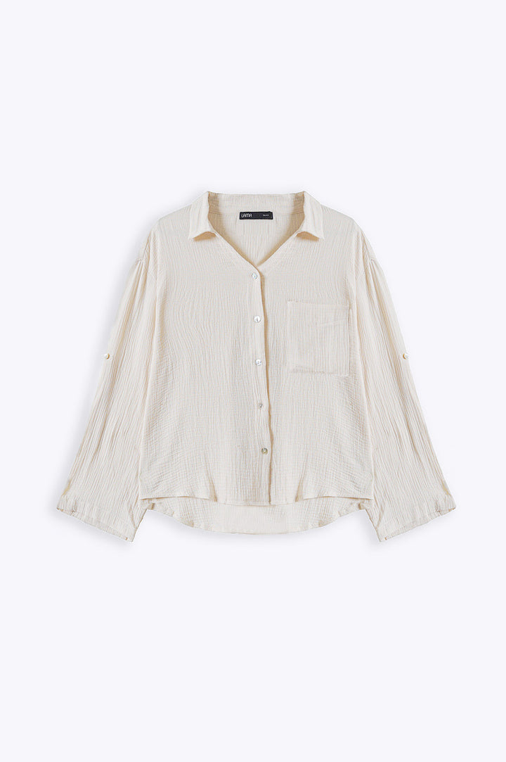 BASIC MUSLIN BUTTON DOWN