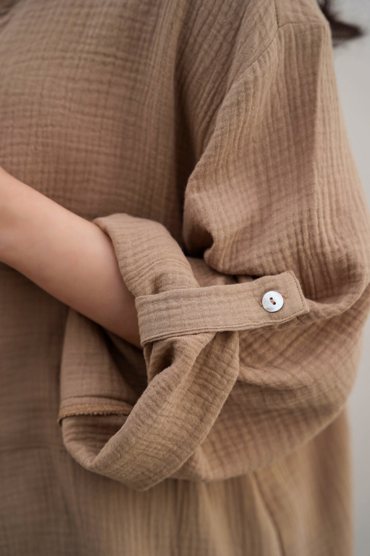 BASIC MUSLIN BUTTON DOWN