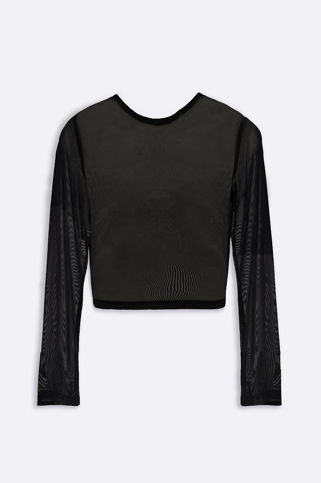 BLACK MESH TOP