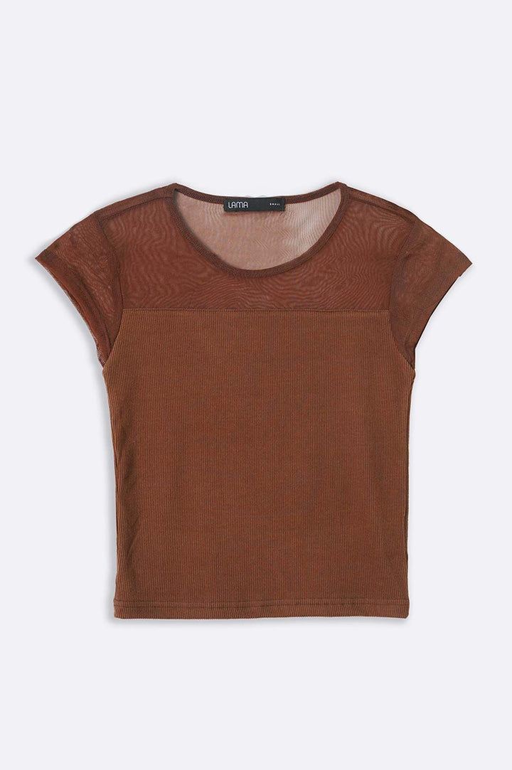 COFFEE SEMI-SHEER TEE