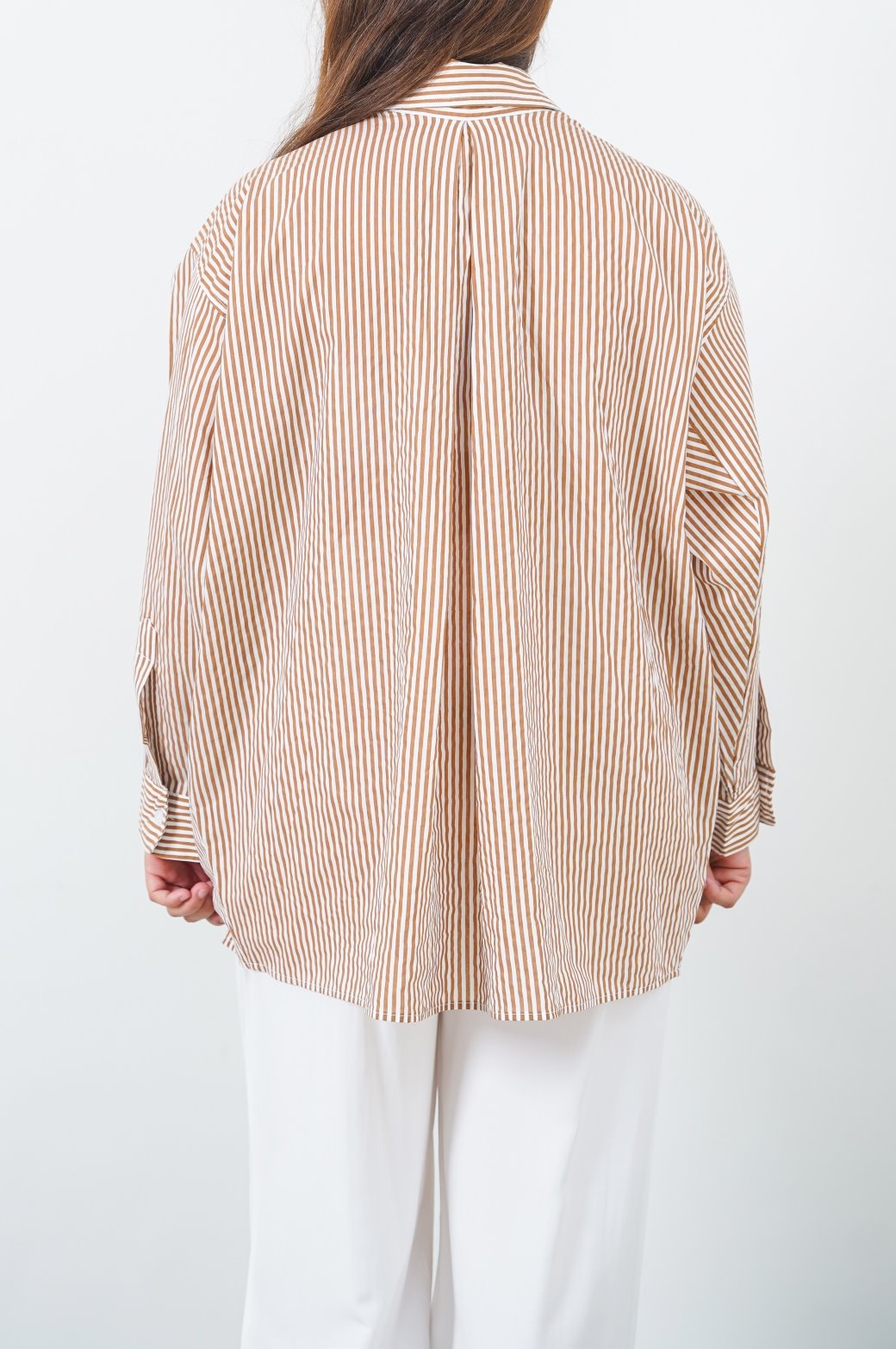 CAMEL SLOUCHY BUTTON DOWN