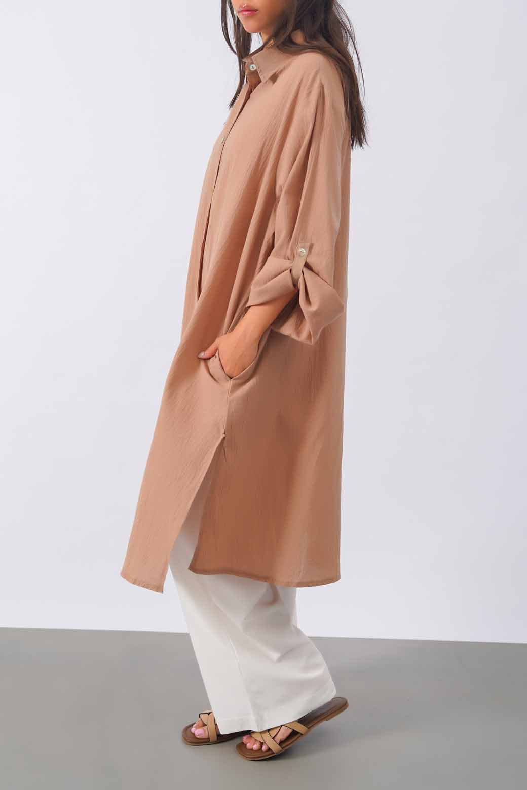 COFFEE ORGANIC COTTON TUNIC