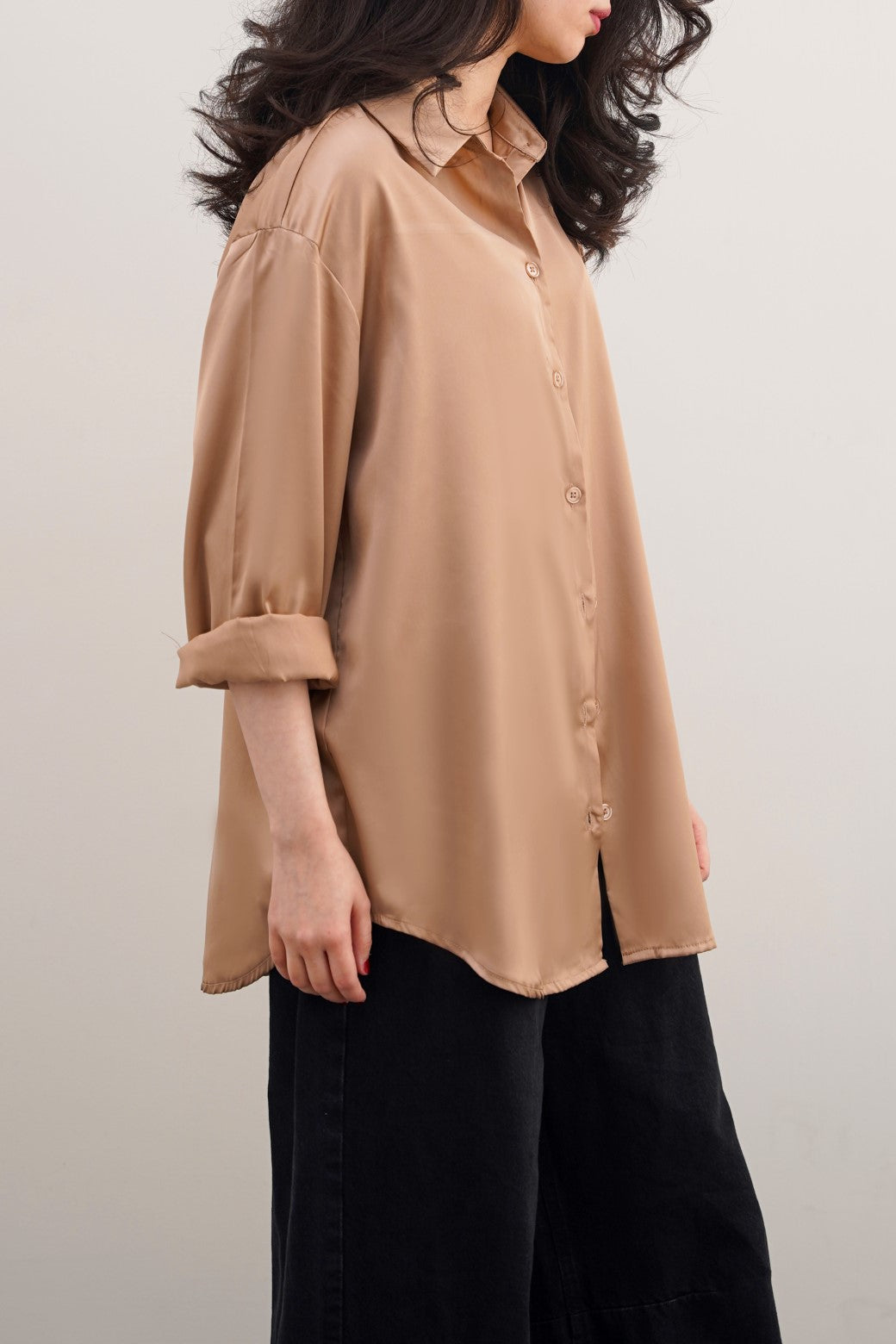 BASIC SILK SHIRT