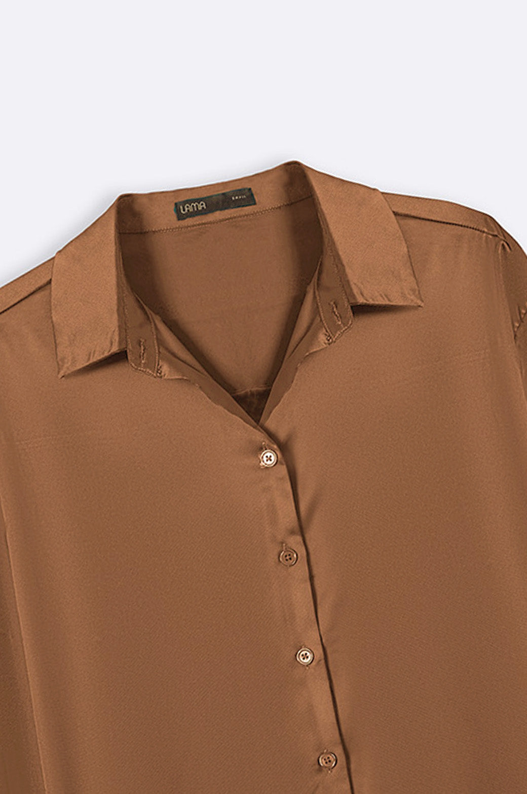 COFFEE BASIC SILK SHIRT