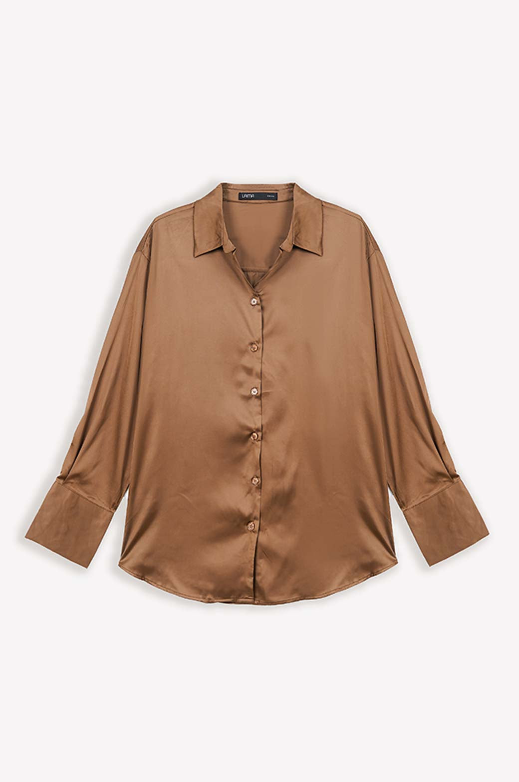 COFFEE BASIC SILK SHIRT