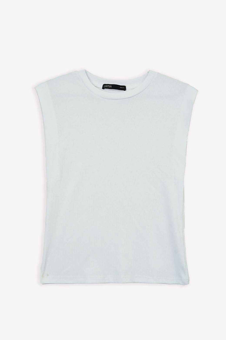 WHITE CREW T-SHIRT VEST