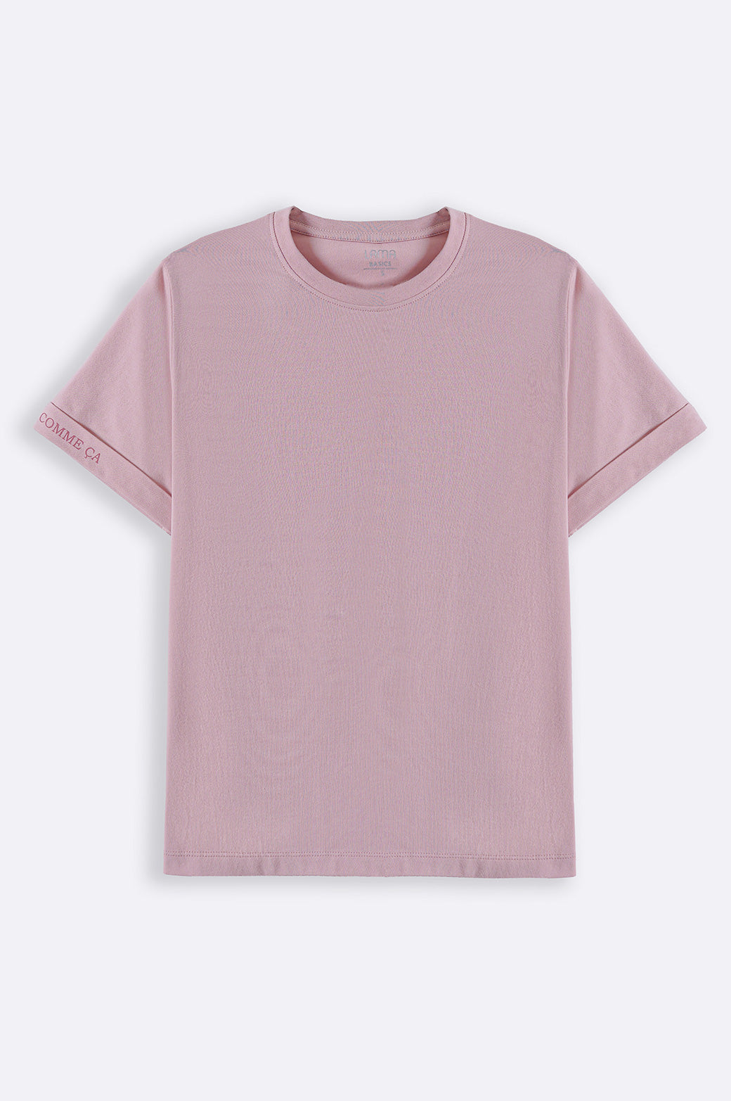 ITLIAN CLAY TEE WITH SLEEVE PRINT