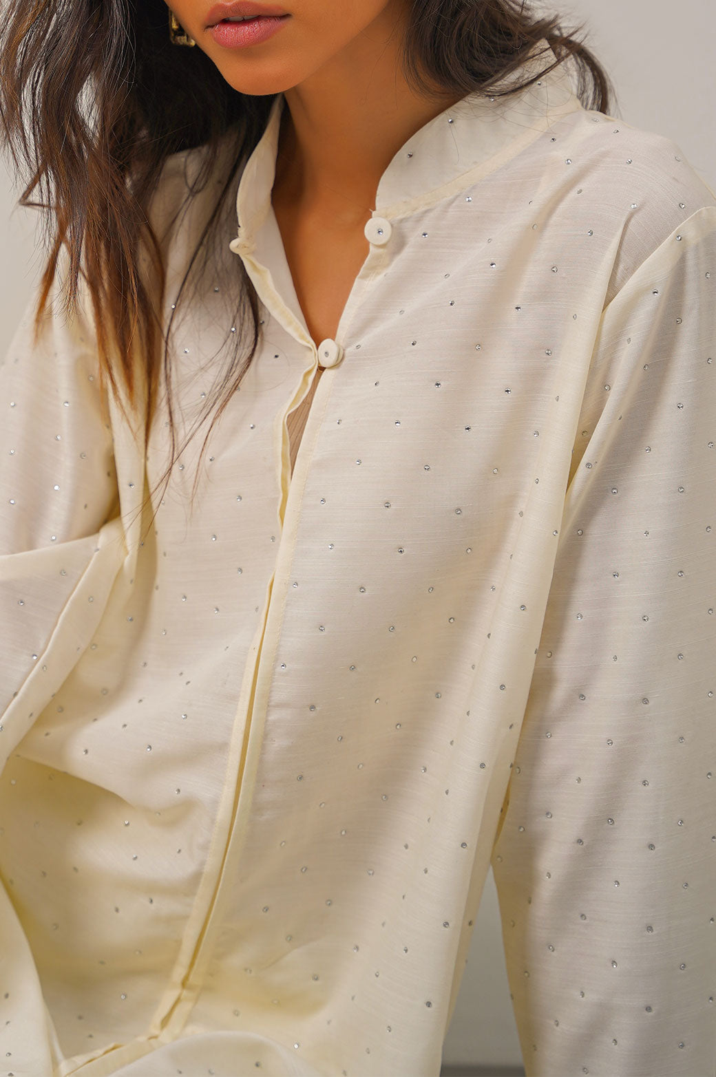 WHITE PARTY LONG TUNIC