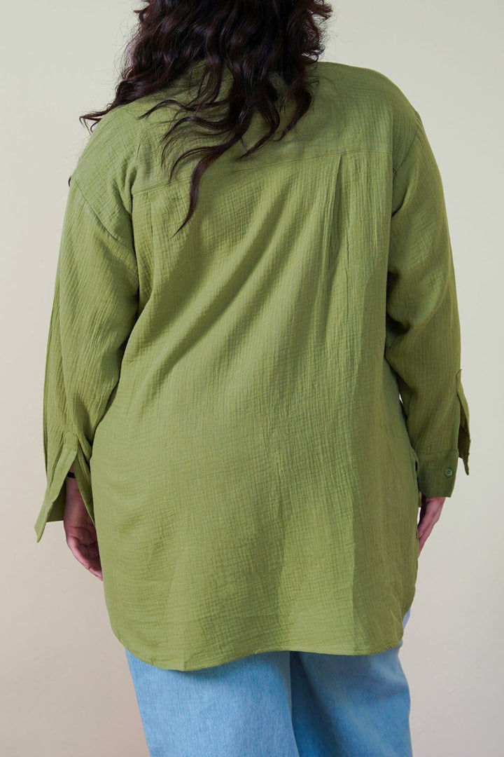 CURVE MUSLIN SHIRT