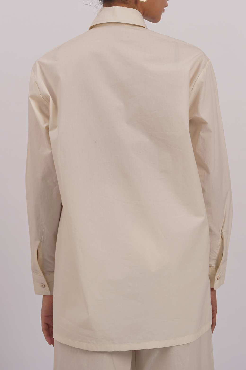 POPLIN SHIRT IVORY