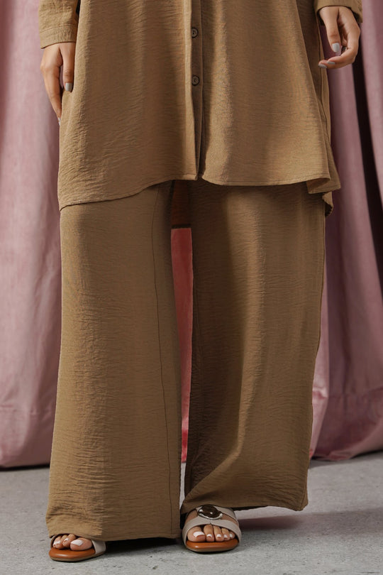 SKIN SLINKY WIDE LEG PANTS