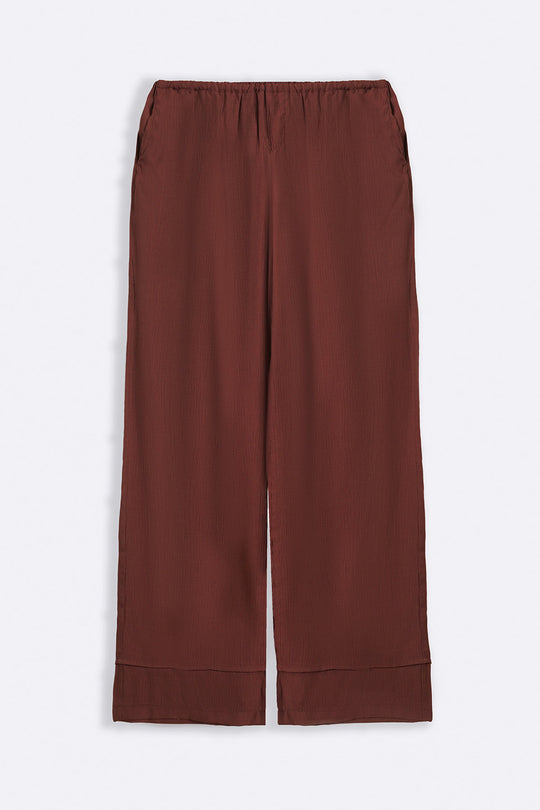FLOWY TEXTURED PANTS