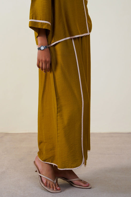 OLIVE CLOVER SILKY CULOTTES