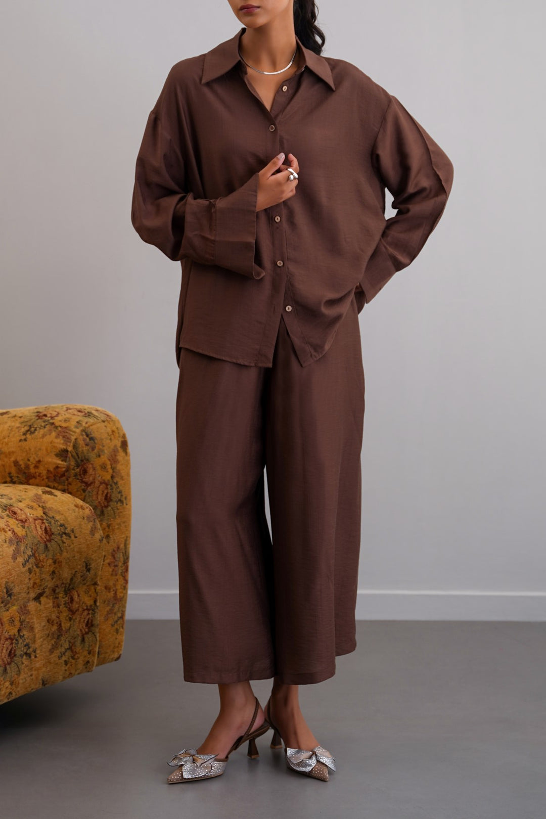 CHOCOLATE BASIC BREEZE CULOTTES