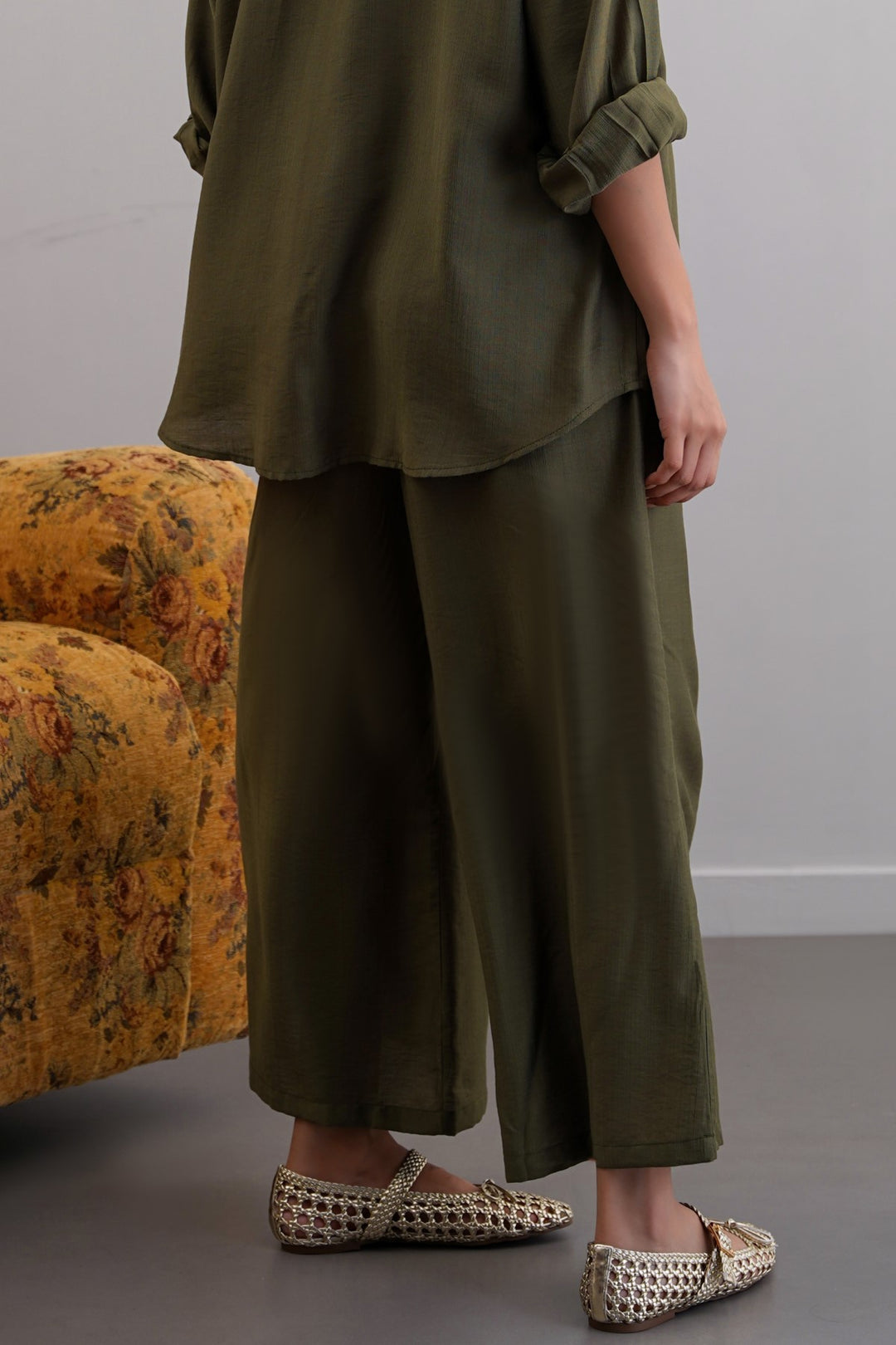 GREEN BASIC BREEZE CULOTTES