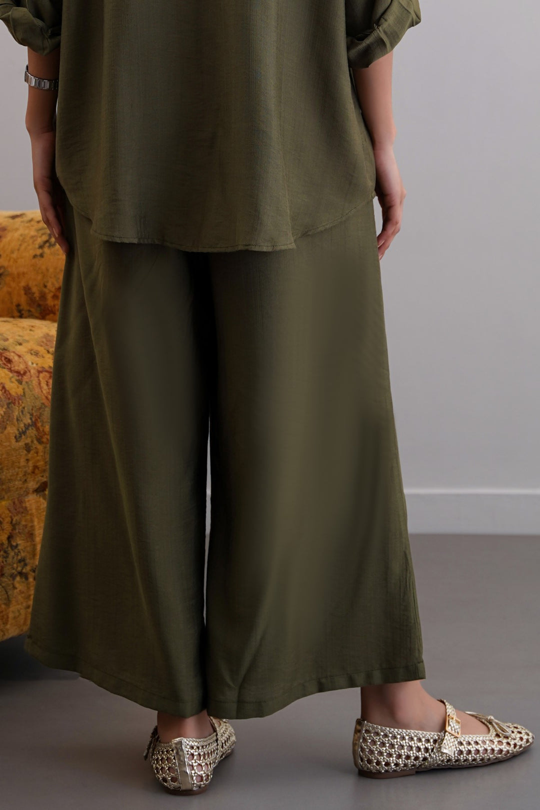 GREEN BASIC BREEZE CULOTTES