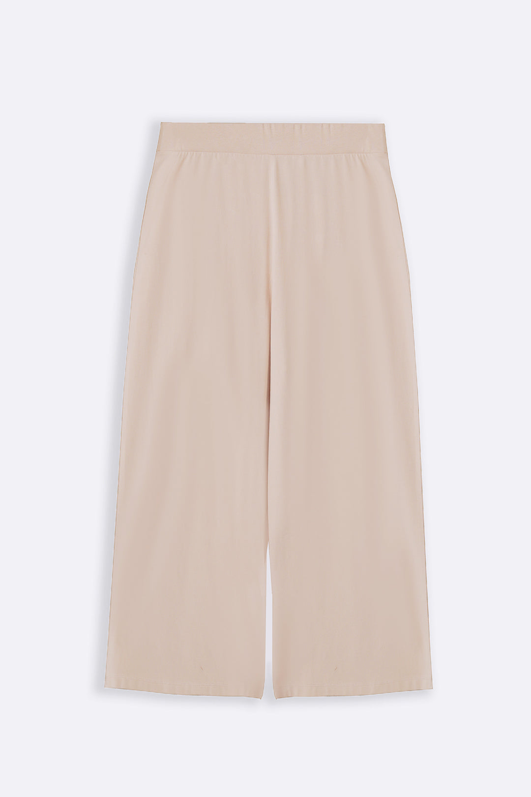 IVORY CROPPED WIDE PANTS