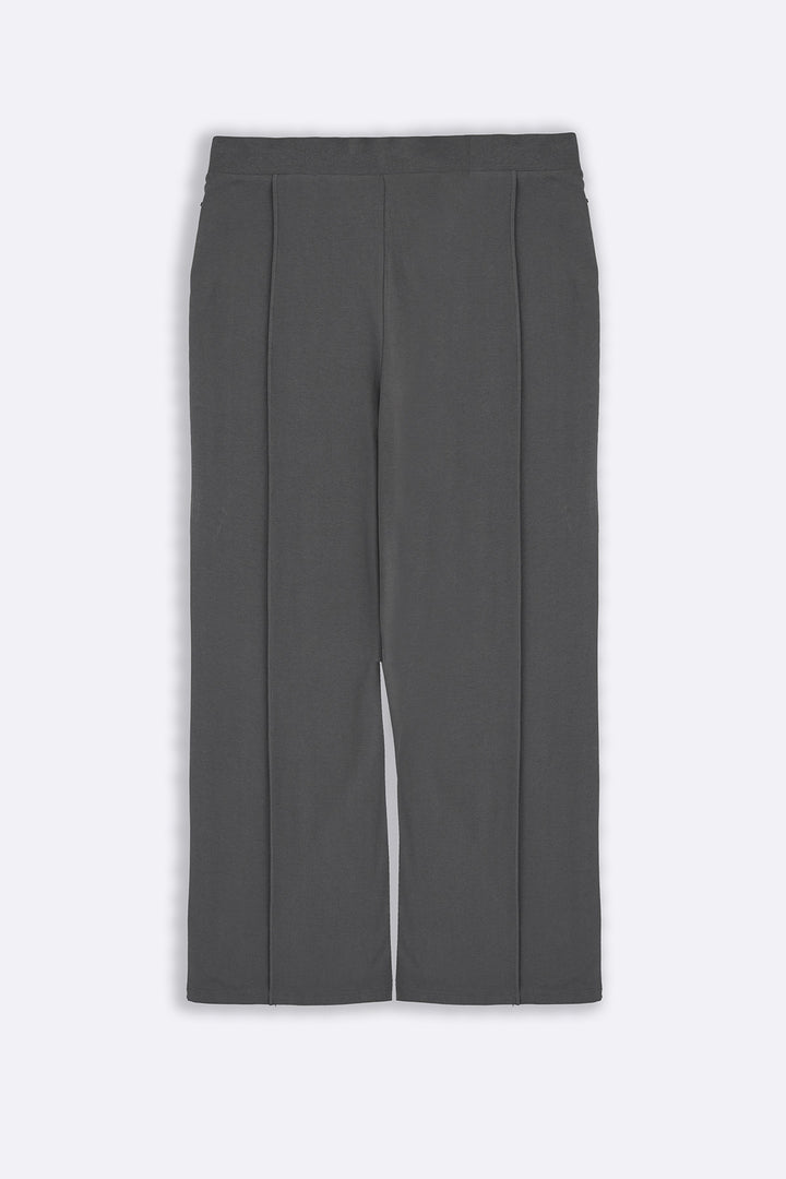 CHARCOAL WIDE T-SHIRT PANTS