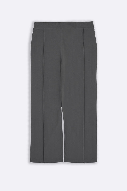CHARCOAL WIDE T-SHIRT PANTS