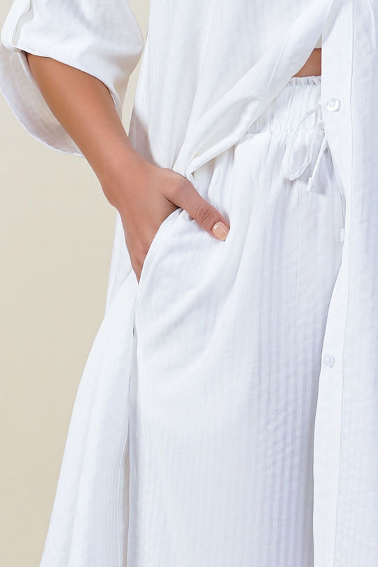 WHITE LUNCH & BROWSE CULOTTES