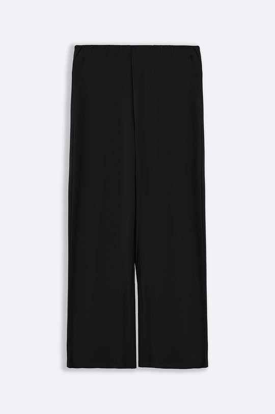 BLACK OFF-DUTY STRAIGHT PANTS