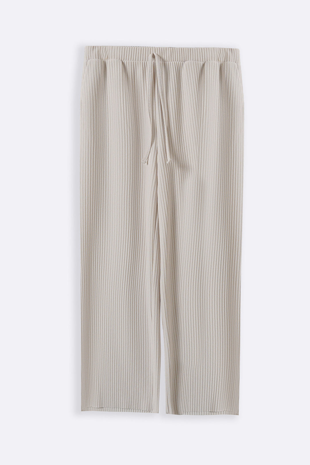 BEIGE LINEA STRETCHY TROUSERS
