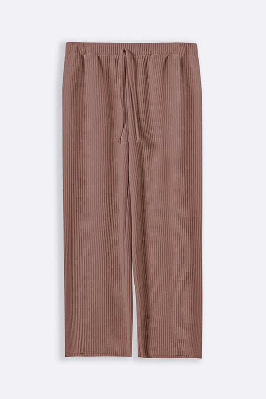 BROWN LINEA STRETCHY TROUSERS