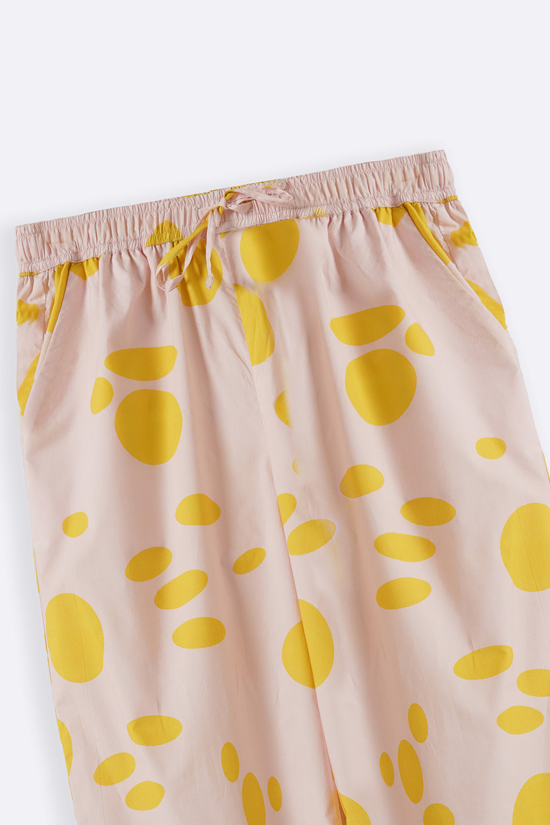 LEMON POPLIN PANTS