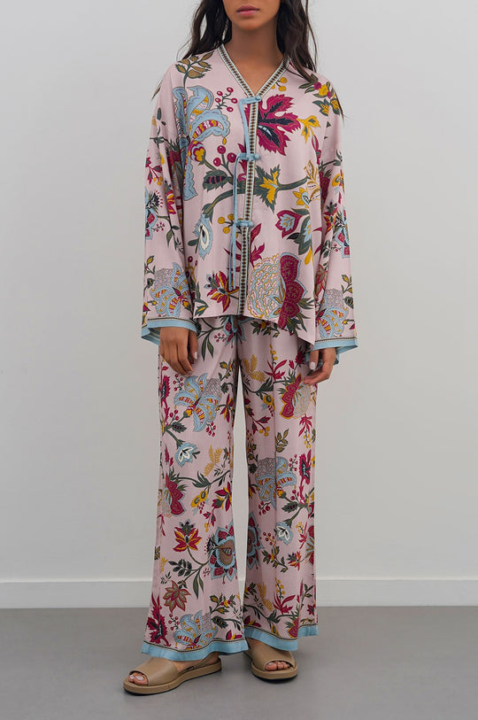 PINK BOW BLOOM PANTS
