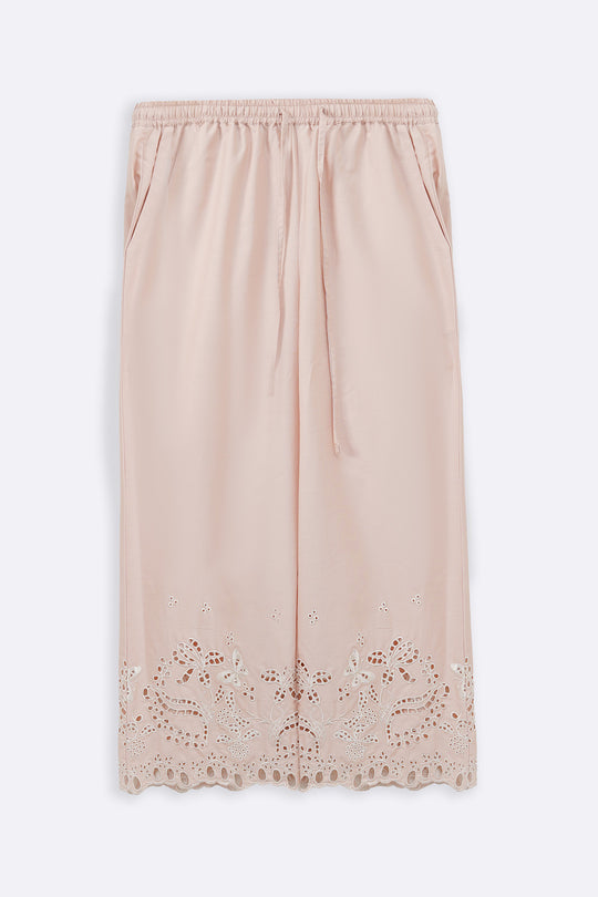 PINK WILD BALLERINA CUTWORK PANTS