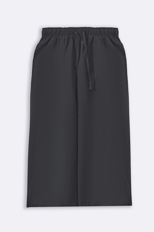 MOUSE GREY ESSENTIAL COTTON CULOTTES