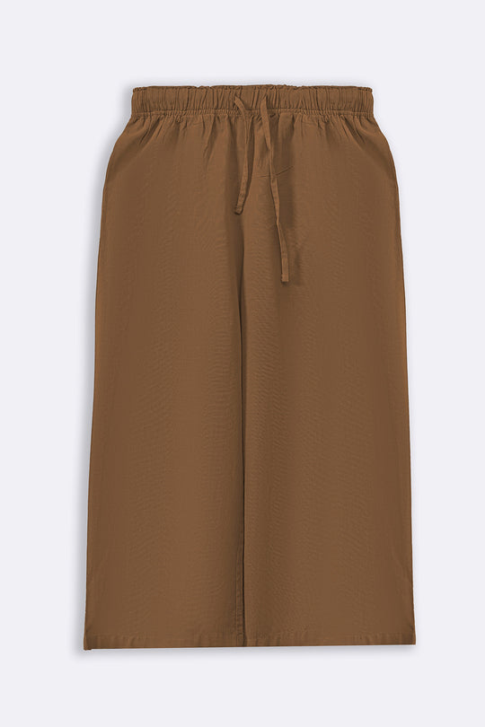 OCHRE ESSENTIAL COTTON CULOTTES