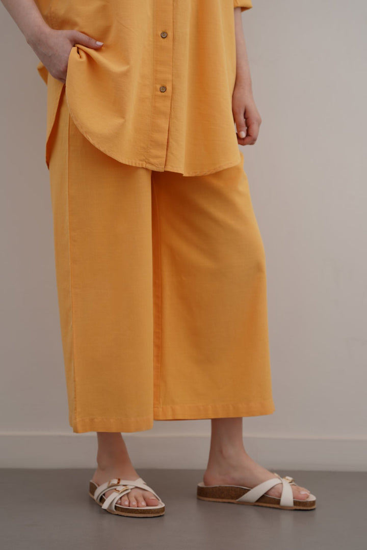 ESSENTIAL COTTON CULOTTES